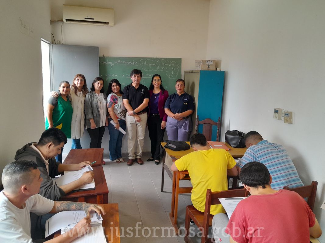Internos de la UPP Nº 1 participaron del examen final de las olimpiadas de matemáticas