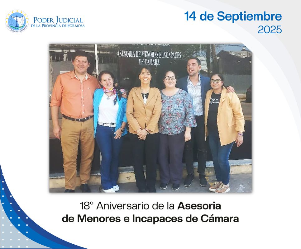 Aniversario Asesoría  de Menores e Incapaces de Cámara