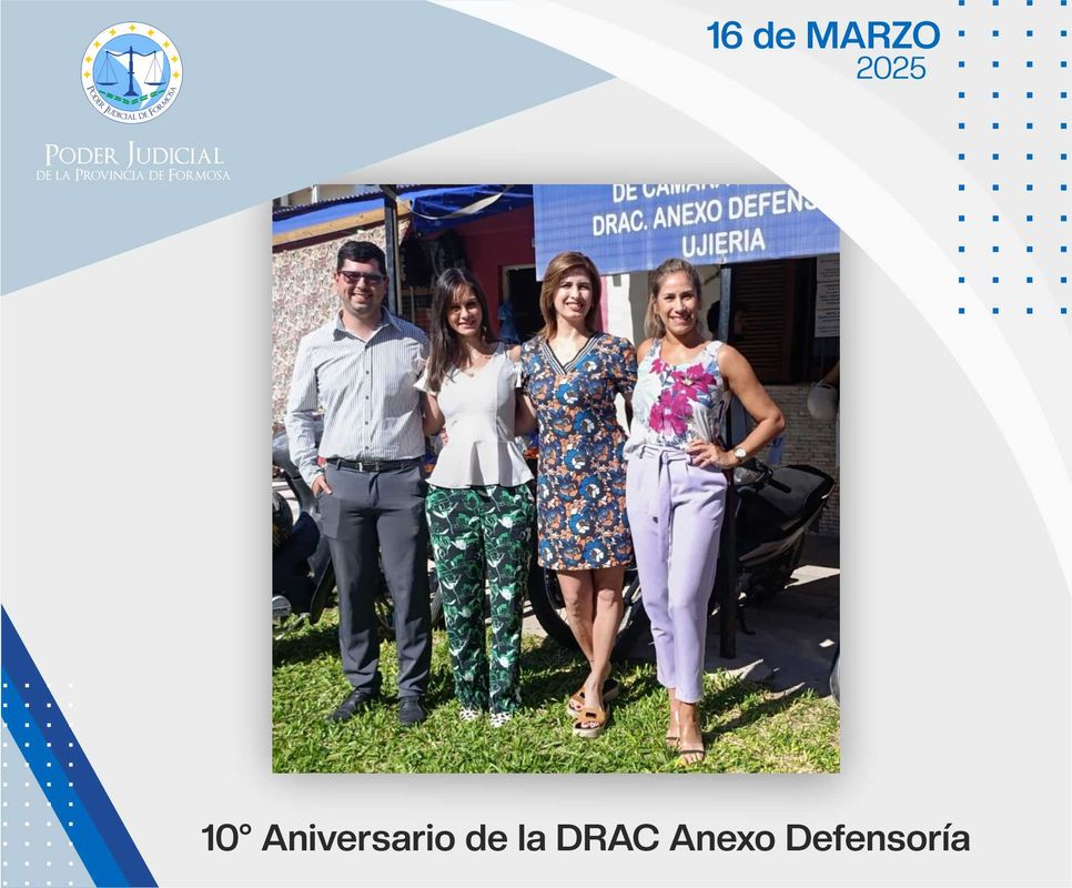Aniversario DRAC Anexo Defensoría