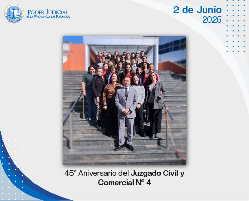 Aniversario Juzgado Civil y Comercial N° 4