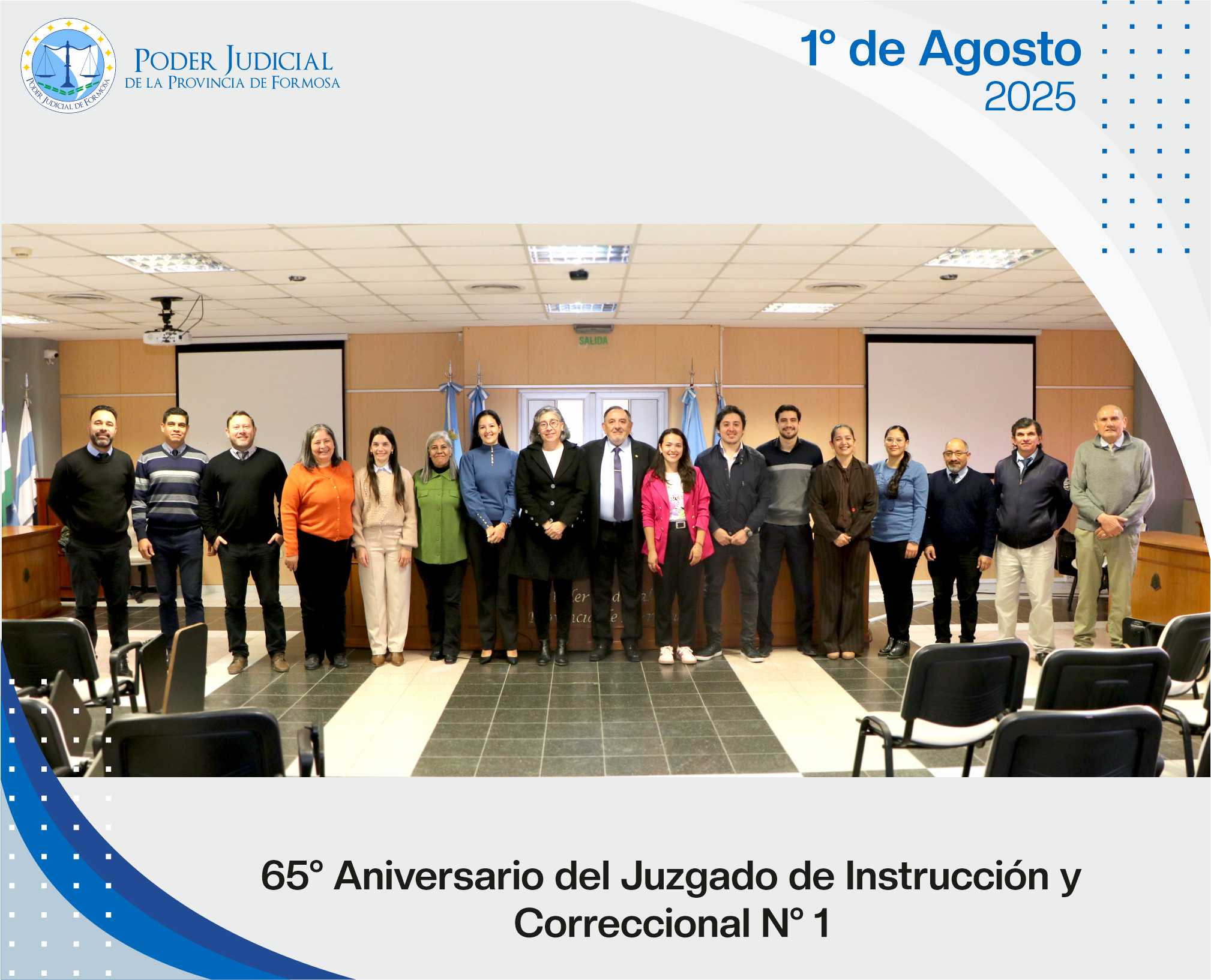 Aniversario Juzgado de Instrucción y Correccional N° 1