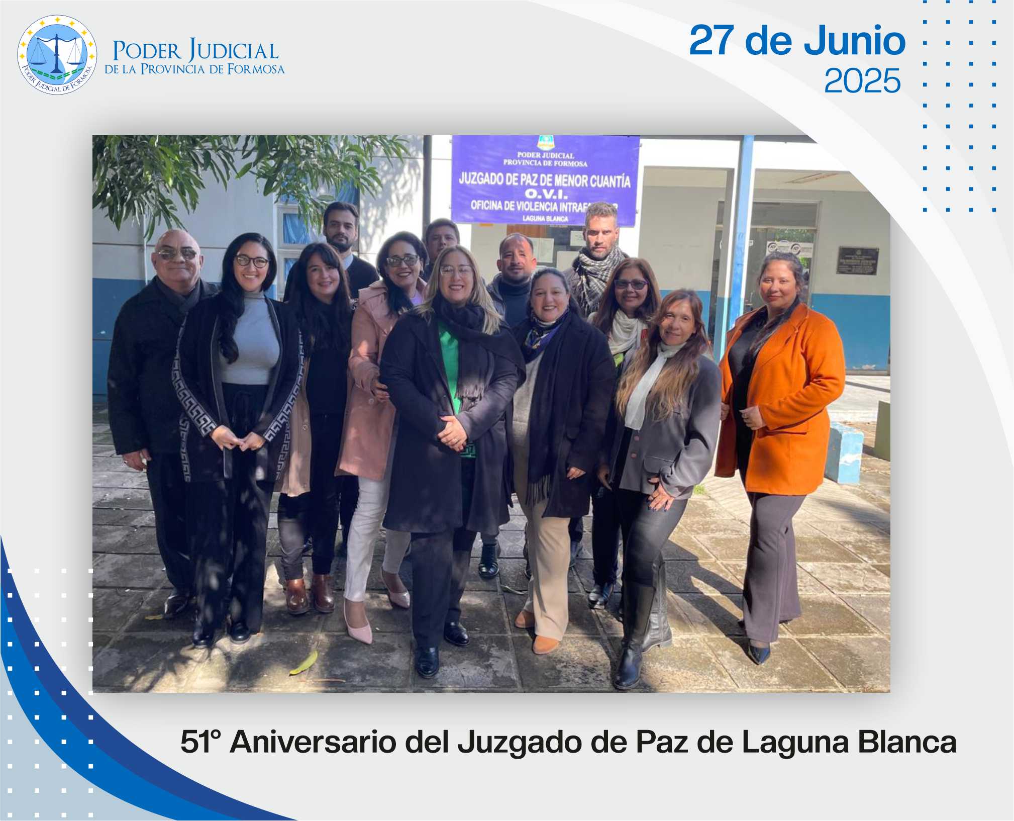 Aniversario Juzgado de Paz de Laguna Blanca