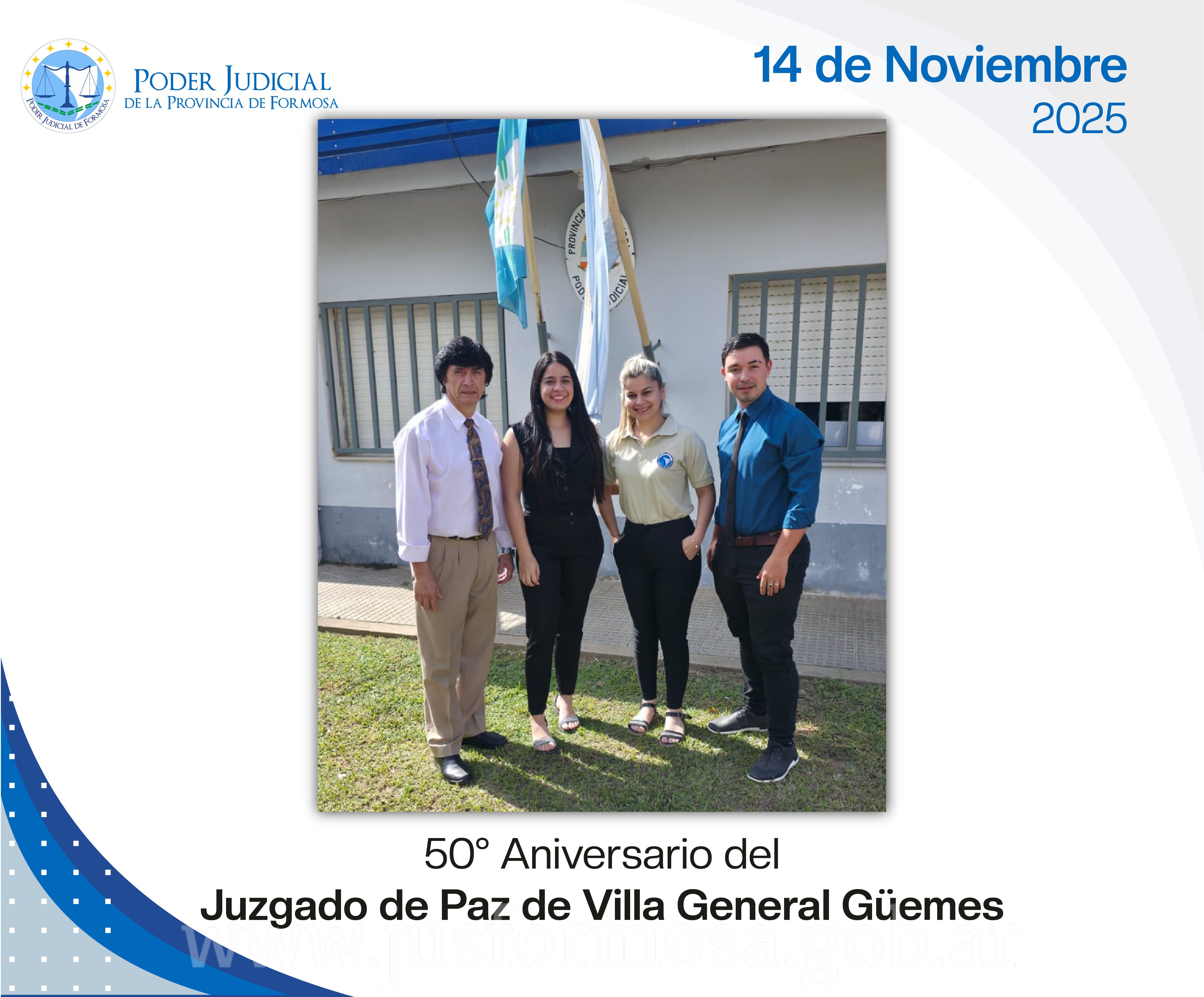 Efemérides - 50º Aniversario Juzgado de Paz General Güemes