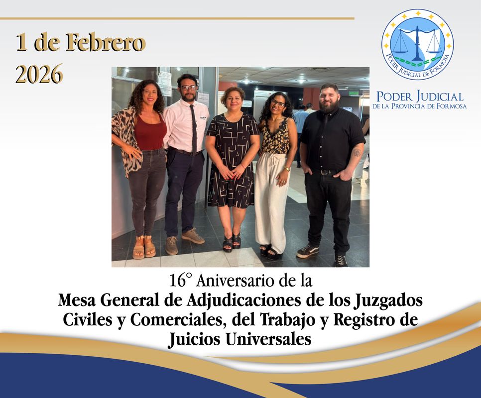 Efemérides - 16° Aniversario MGEJCC