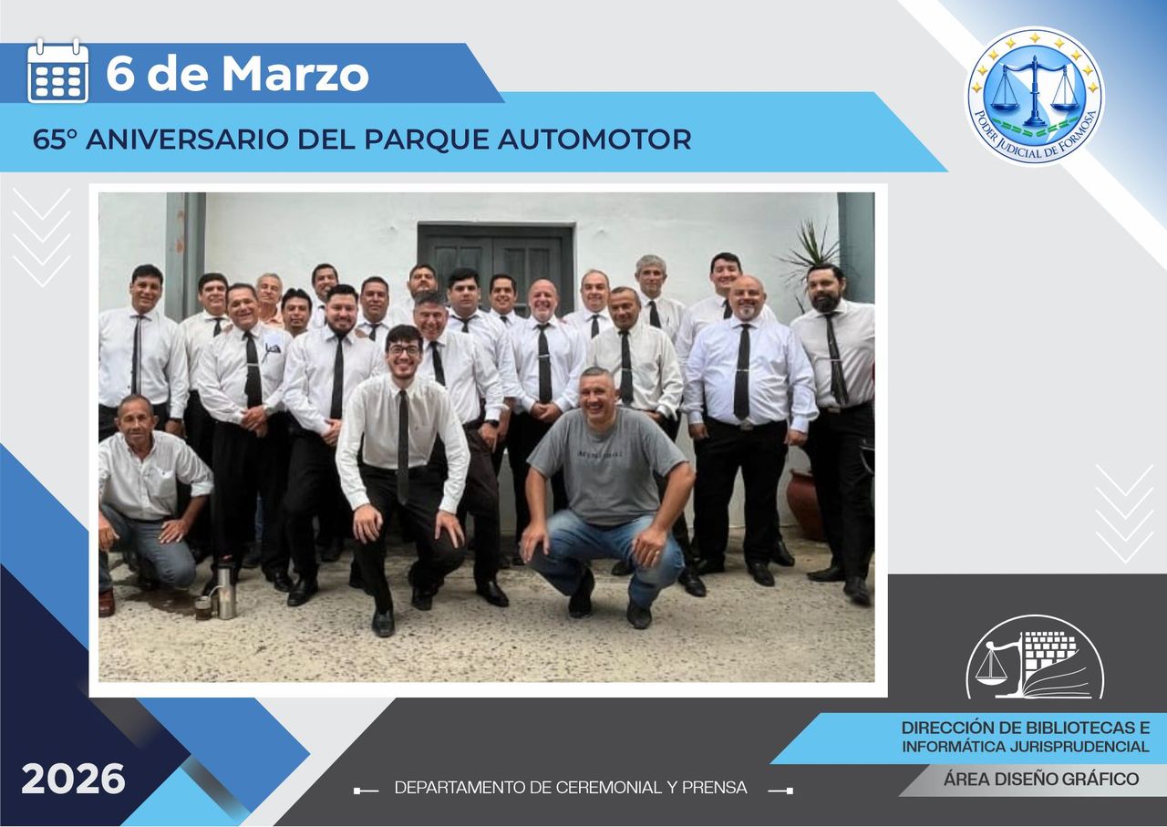 Efemérides - 65º Aniversario Parque Automotor