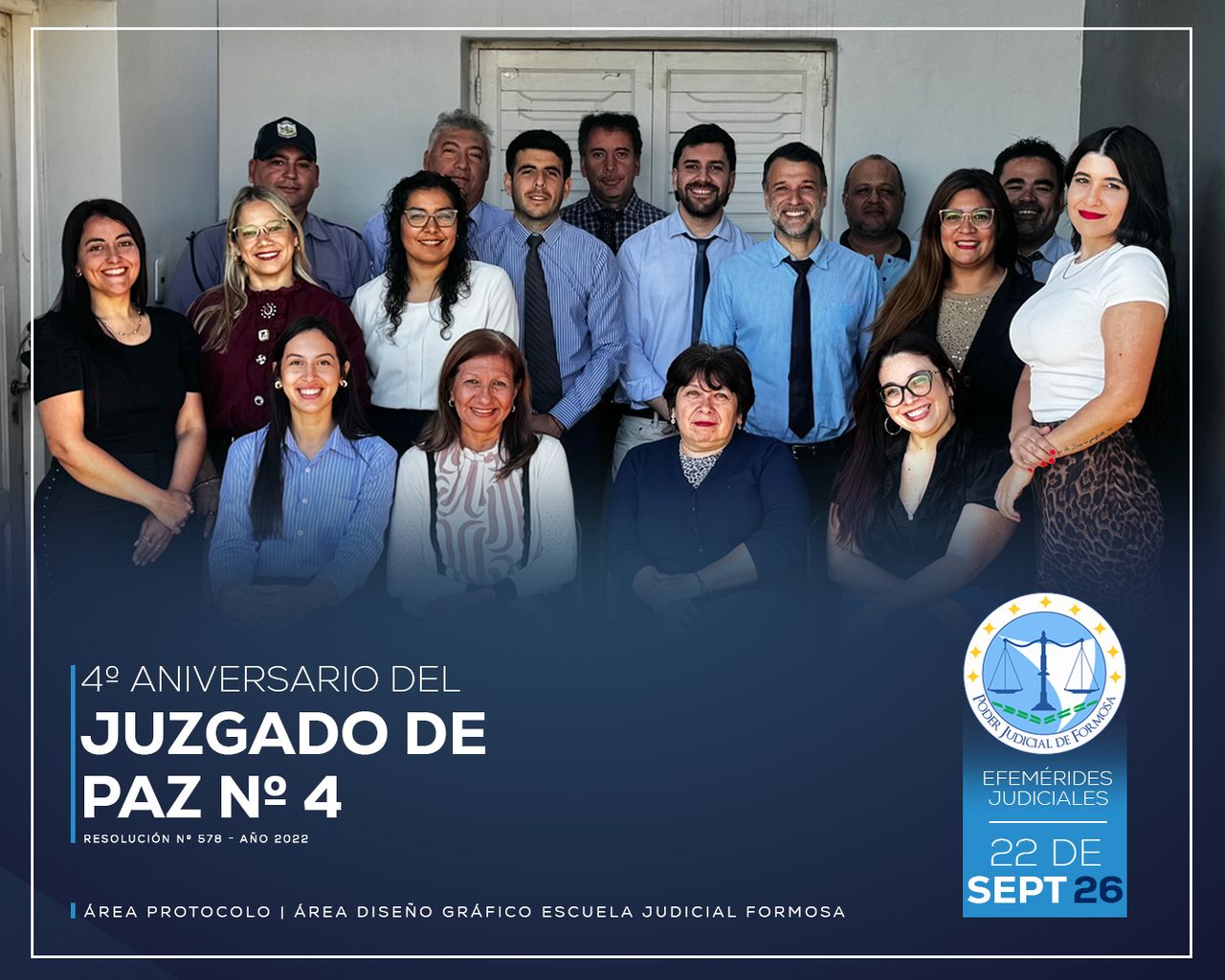 Efemérides - 4º Aniversario Jgdo. de Paz 4