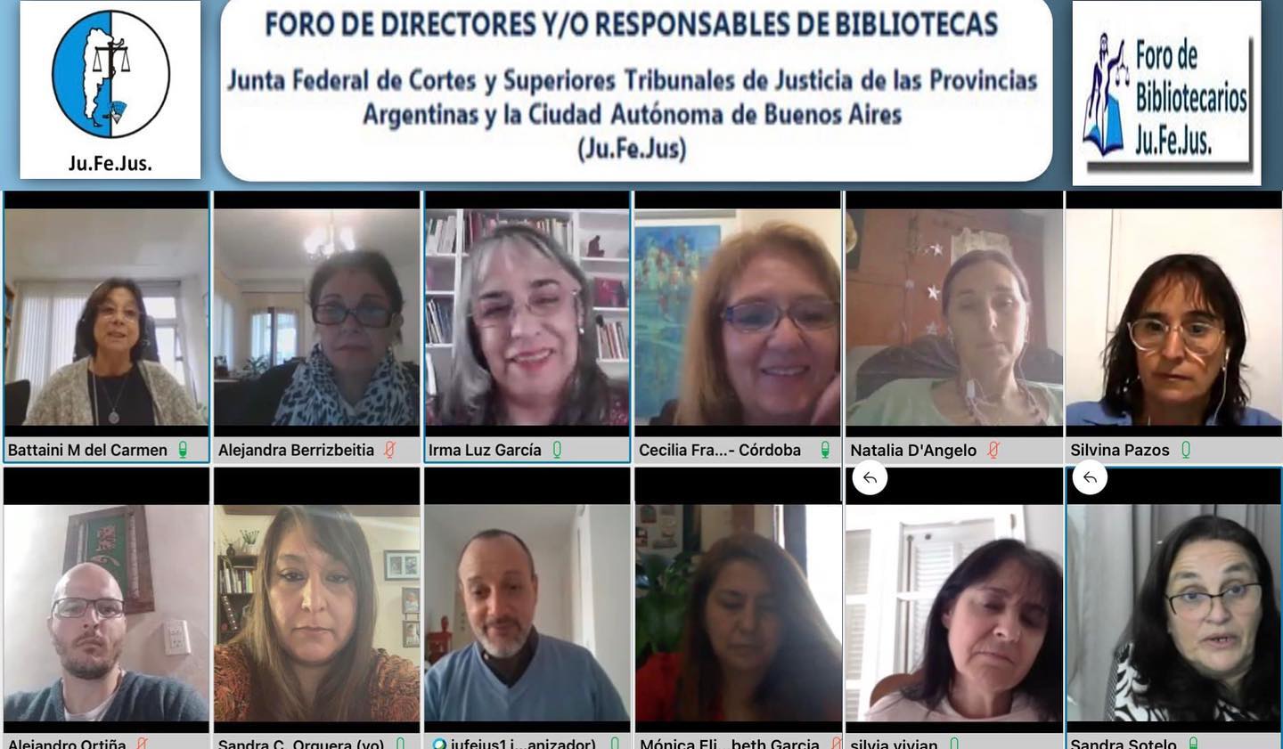 JUFEJUS - Encuentro de Bibliotecarios - 2021