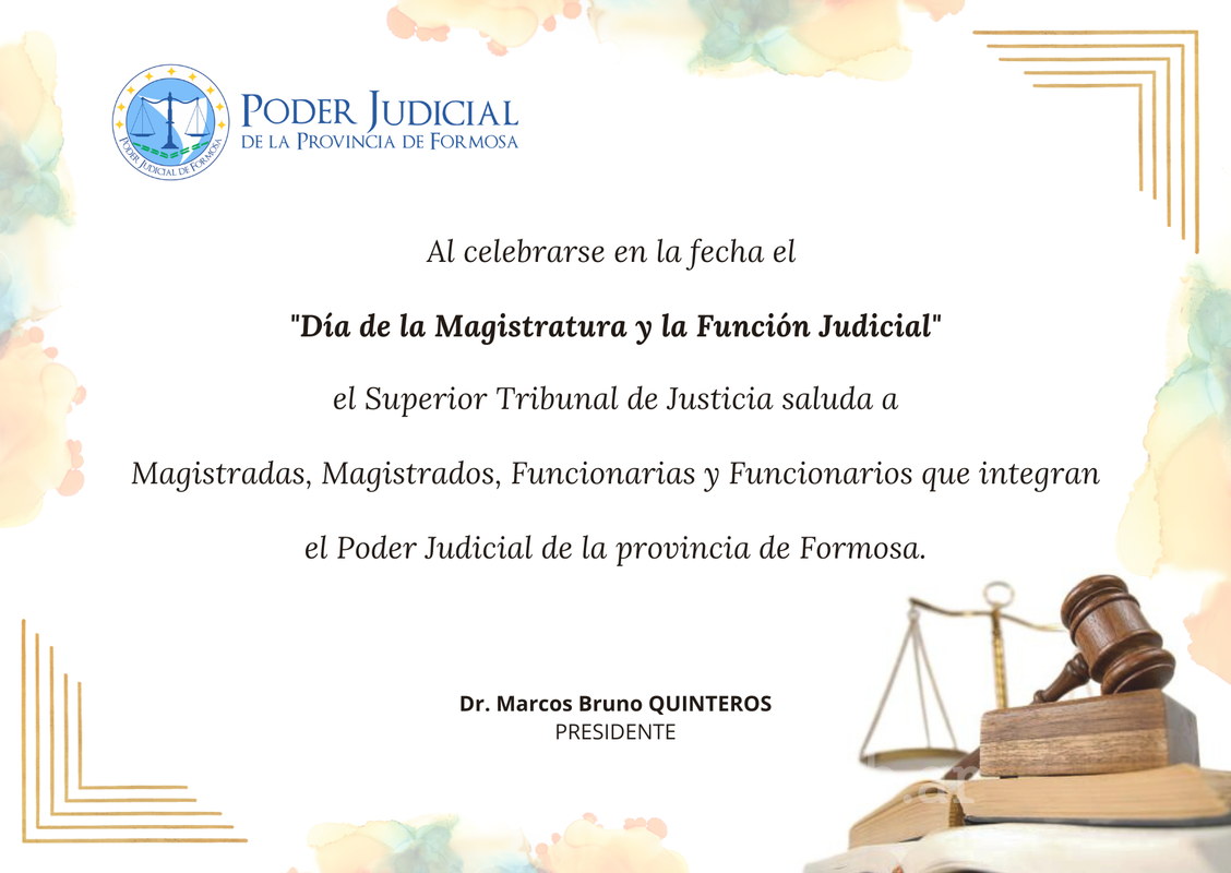 Salutación por el Día de la Magistratura y la Función Judicial