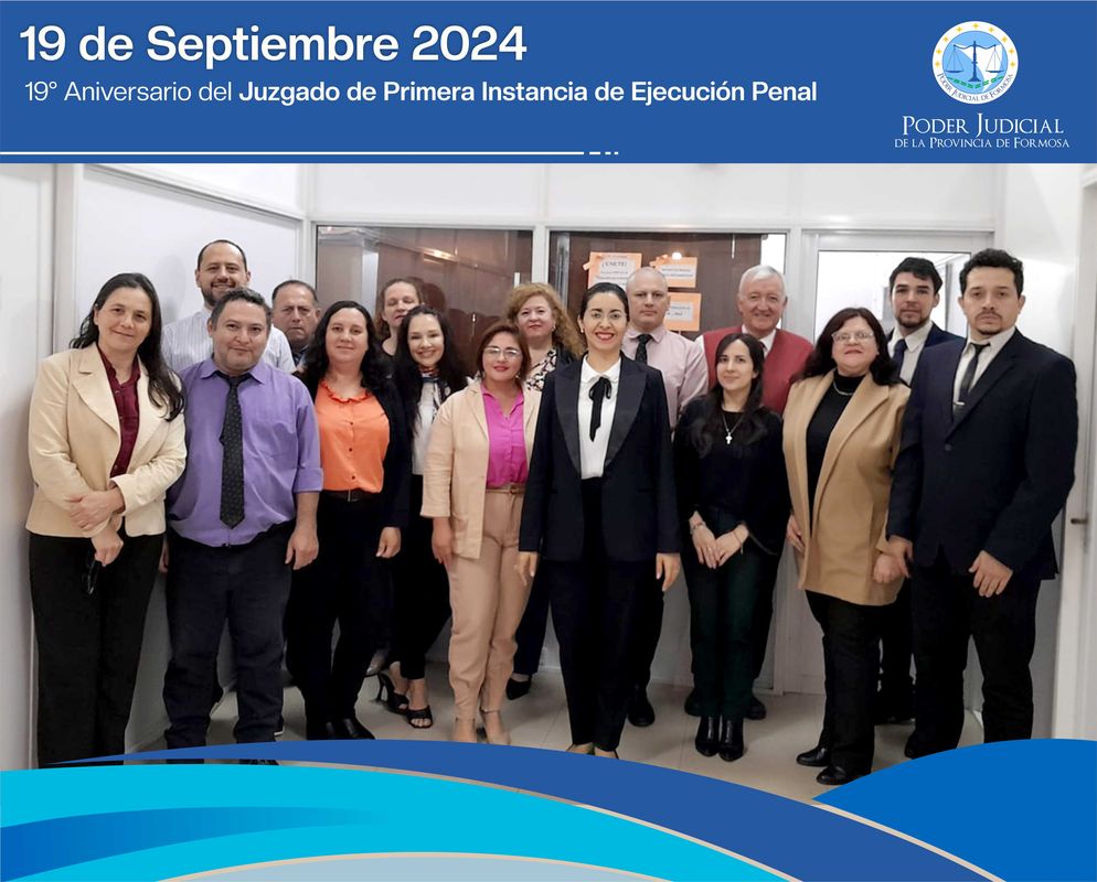 Aniversario Juzgado de Primera Instancia de Ejecución Penal