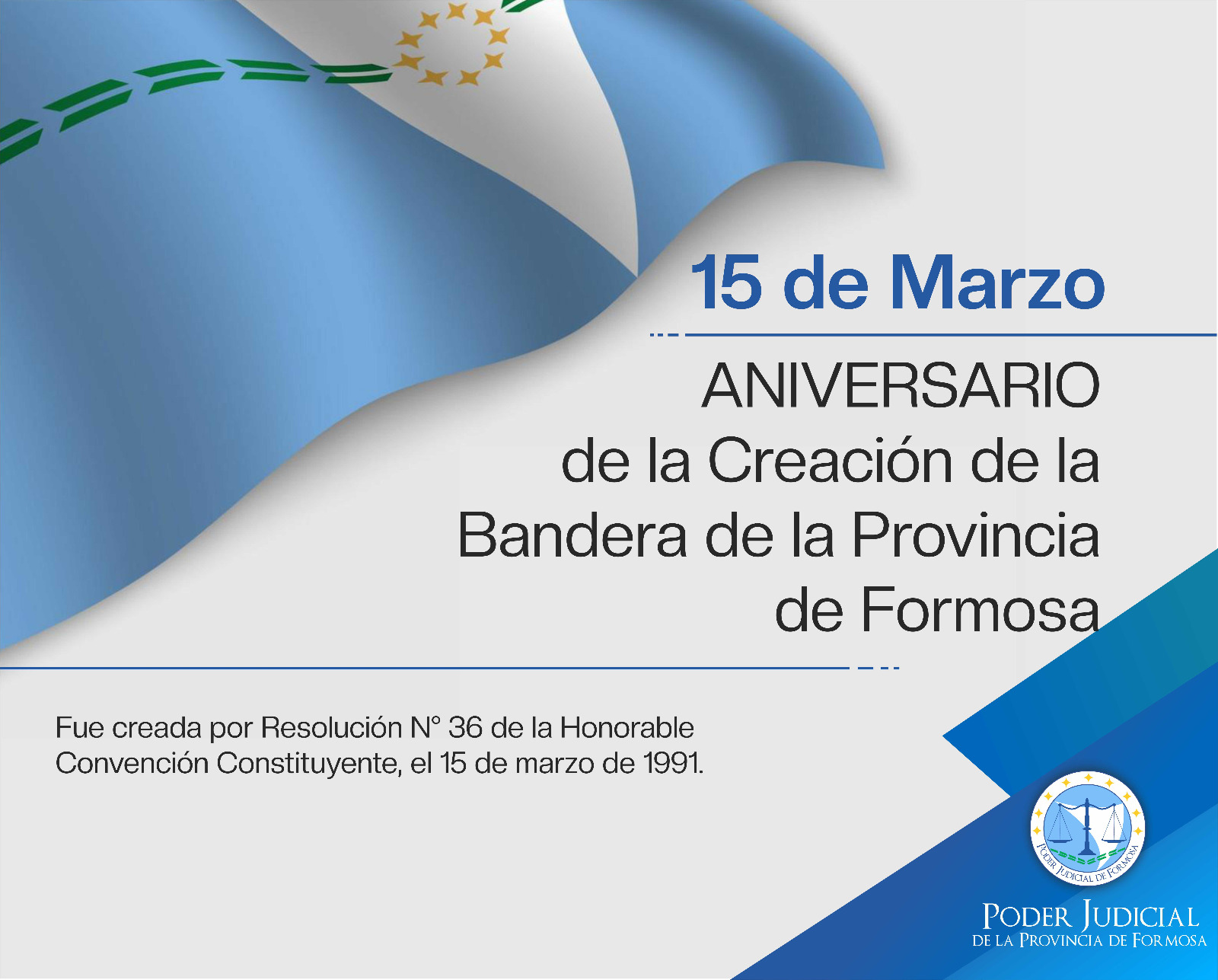 15º Aniversario creación Bandera Provincial
