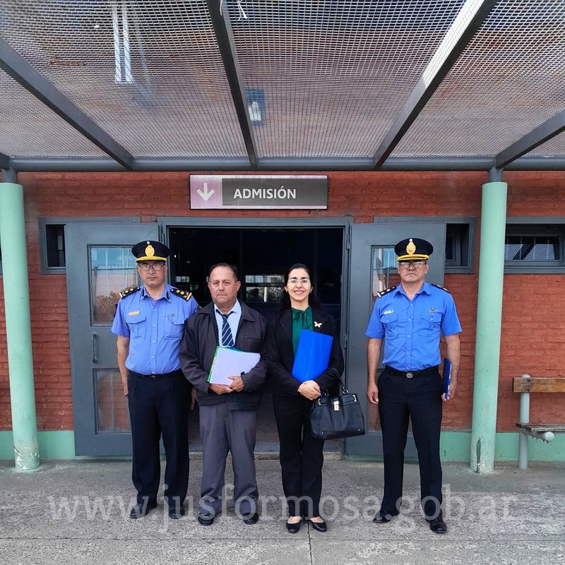 Capacitación e inspección en Unidad Penal Clorinda