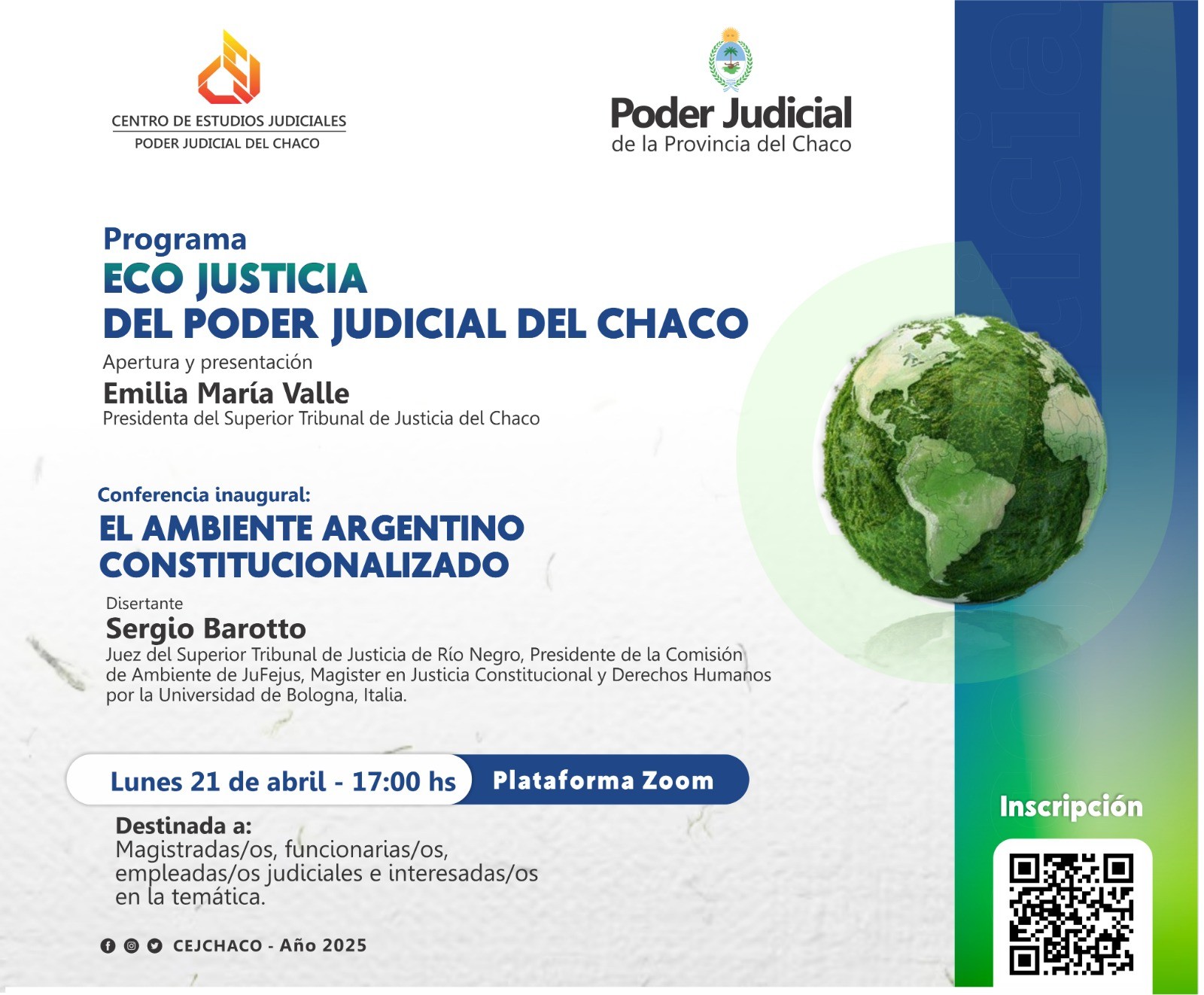 Flyer de la Conferencia virtual