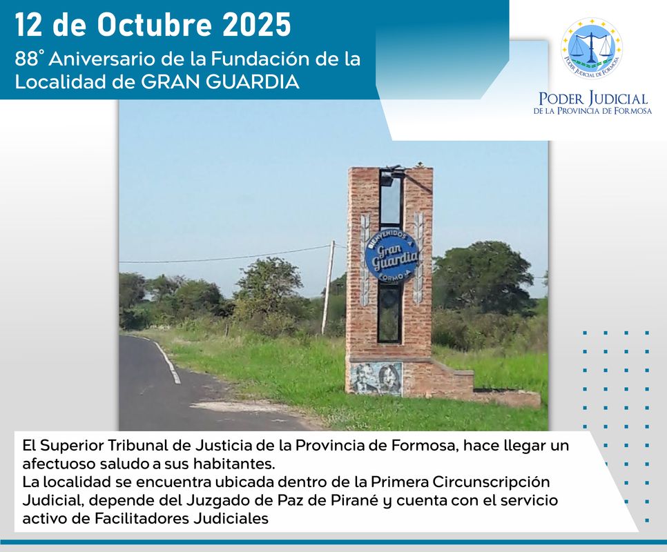 Aniversario localidad Gran Guardia