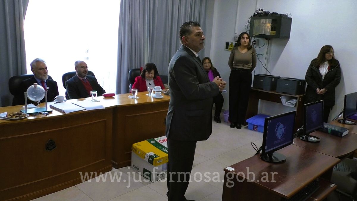 Examen para juez de Menores de Clorinda, habla el Dr. Alucin