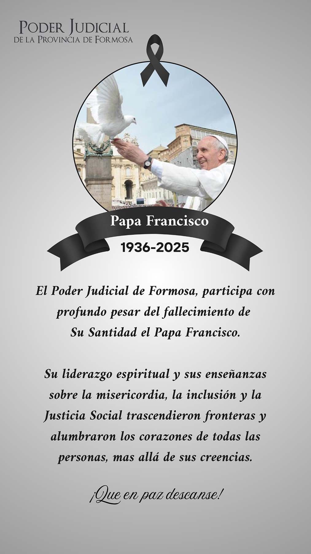 QEPD Papa Francisco