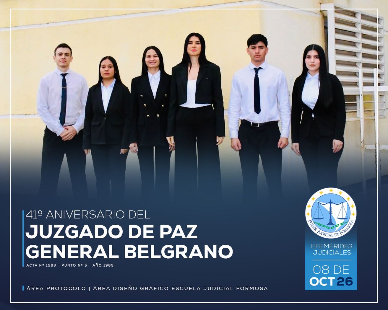 Efemérides - 41º Aniversario Juzgado de Paz Gral. Belgrano